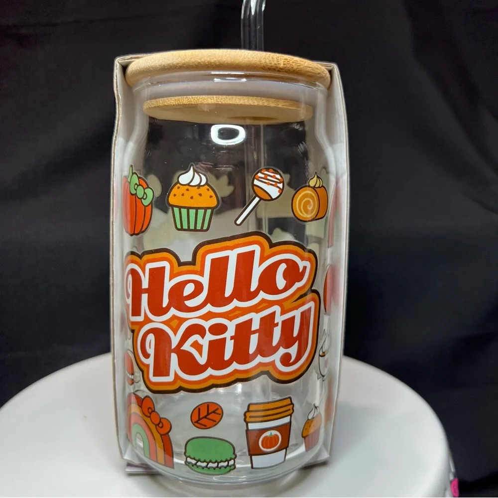 Sanrio Hello Kitty Fall Season Pumpkin Spice Autumn Tumbler w/Bamboo Lid - Picture 9 of 12